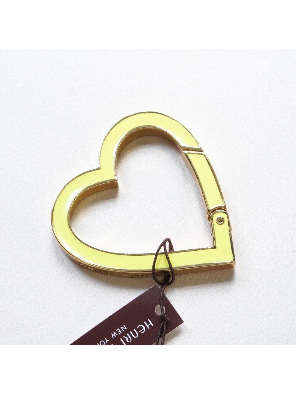 Henri Bendel Heart Scarf Ring And Key Fob Holder